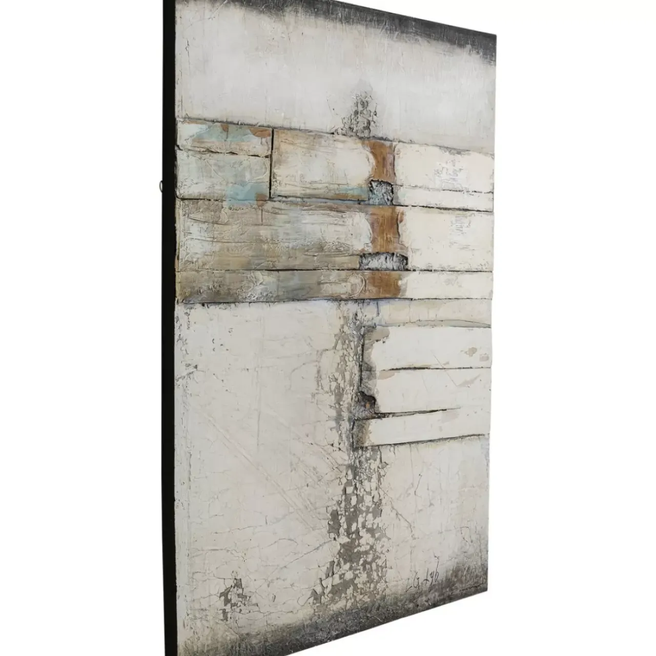 Bilder-KARE Design Acrylbild Abstract Grey Line Two 150X120
