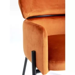 Stühle-KARE Design Armlehnstuhl Alexia Velvet Orange