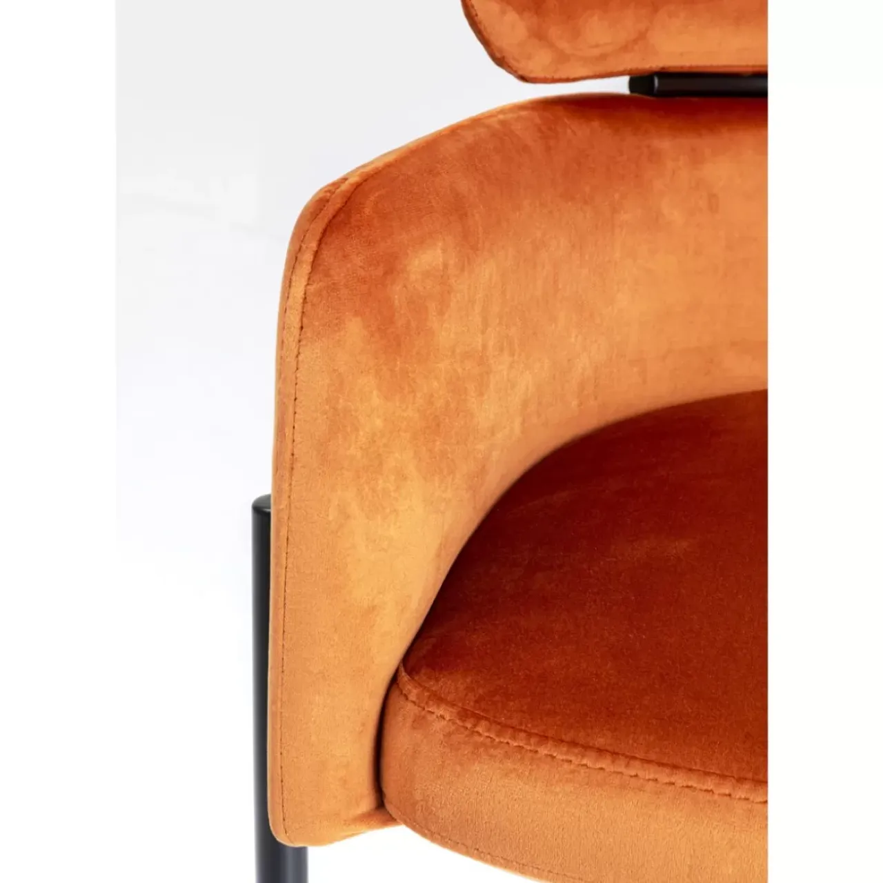 Stühle-KARE Design Armlehnstuhl Alexia Velvet Orange