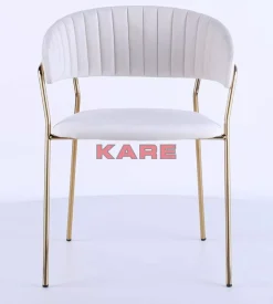 Stühle-KARE Design Armlehnstuhl Belle Creme (2/Set)
