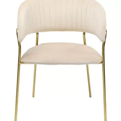 Stühle-KARE Design Armlehnstuhl Belle Creme (2/Set)