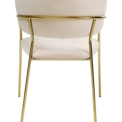 Stühle-KARE Design Armlehnstuhl Belle Creme (2/Set)