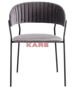 Stühle-KARE Design Armlehnstuhl Belle Grau (2/Set)
