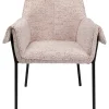 Stühle-KARE Design Armlehnstuhl Bess Beige Flitter