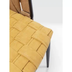 Stühle-KARE Design Armlehnstuhl Cheerio Gelb Inkl. Kissen
