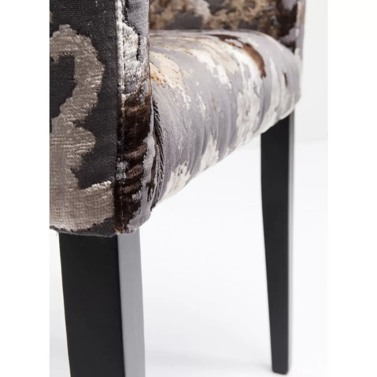 Stühle-KARE Design Armlehnstuhl Dark Brown Mode Sublime