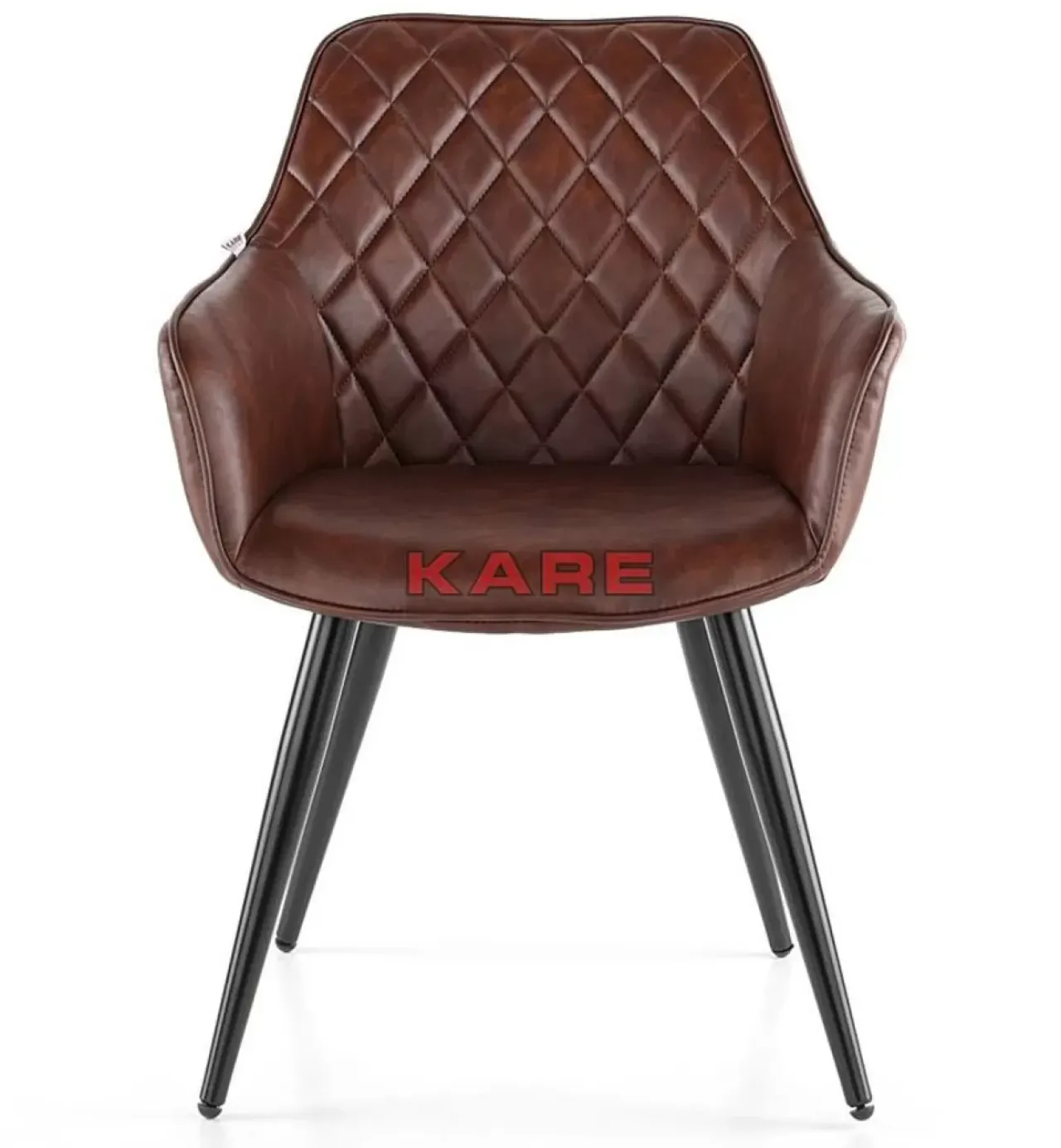 Stühle-KARE Design Armlehnstuhl Harry Braun