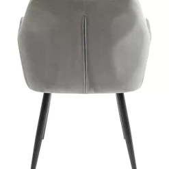 Stühle-KARE Design Armlehnstuhl Kim Grau