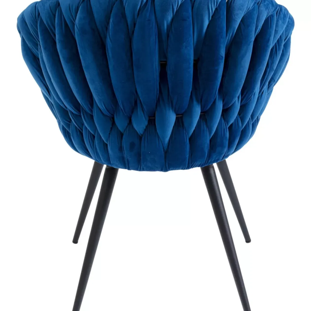 Stühle-KARE Design Armlehnstuhl Knot Blau