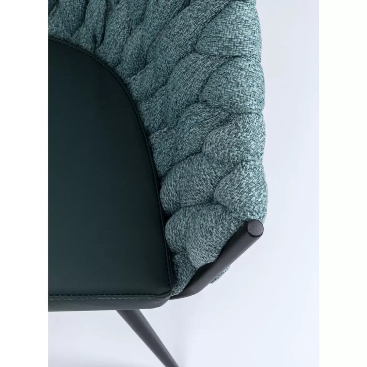 Stühle-KARE Design Armlehnstuhl Knot Petrol