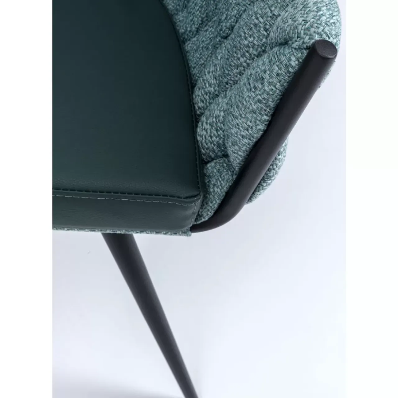 Stühle-KARE Design Armlehnstuhl Knot Petrol