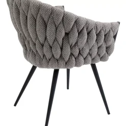 Stühle-KARE Design Armlehnstuhl Knot Tweed