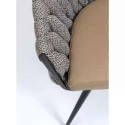 Stühle-KARE Design Armlehnstuhl Knot Tweed