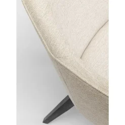 Stühle-KARE Design Armlehnstuhl Modino Creme