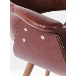 Stühle-KARE Design Armlehnstuhl Monaco Nougat