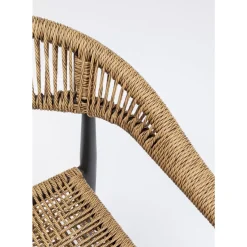 Outdoormöbel-KARE Design Armlehnstuhl Palma Beige