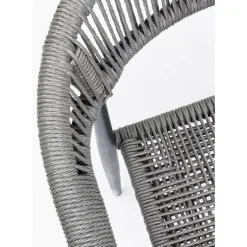 Outdoormöbel-KARE Design Armlehnstuhl Palma Grau