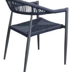 Outdoormöbel-KARE Design Armlehnstuhl Palma Petrol