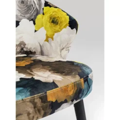 Stühle-KARE Design Armlehnstuhl Peony Flower Gelb
