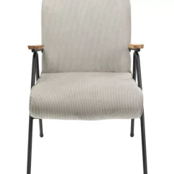 Sessel-KARE Design Armlehnstuhl Ryan Grau