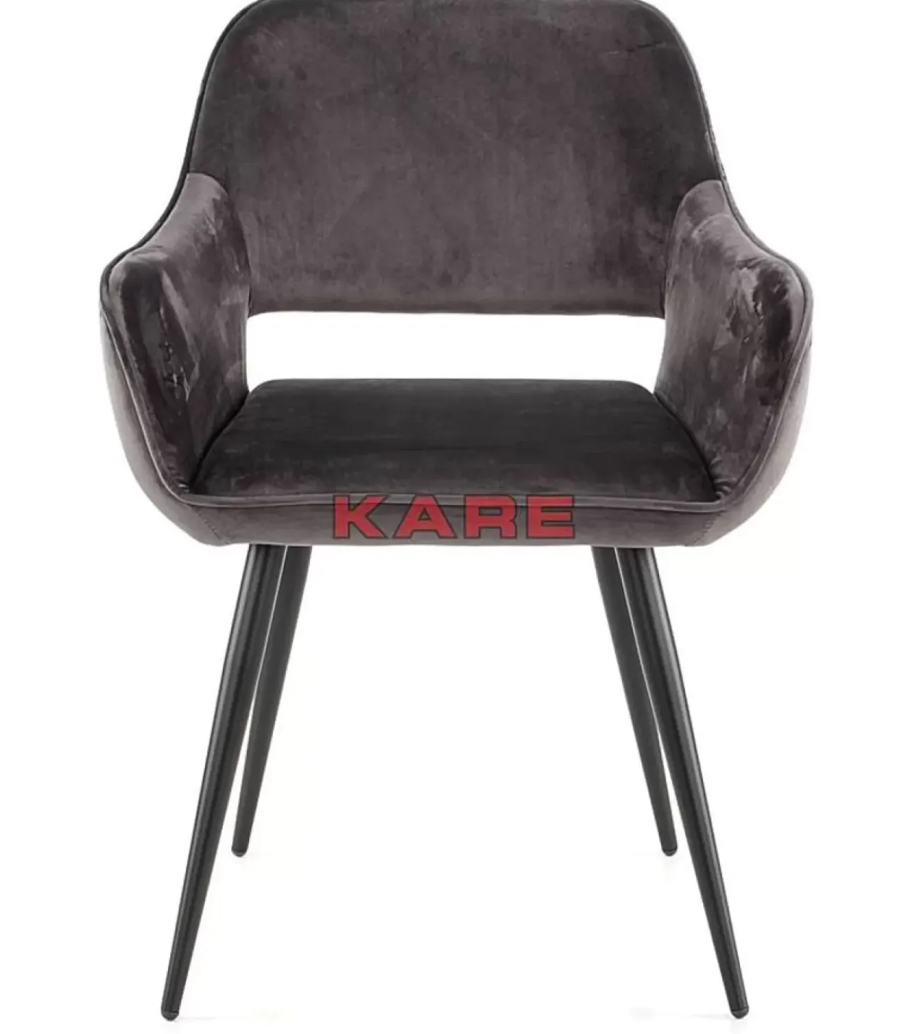 Stühle-KARE Design Armlehnstuhl San Francisco Grau