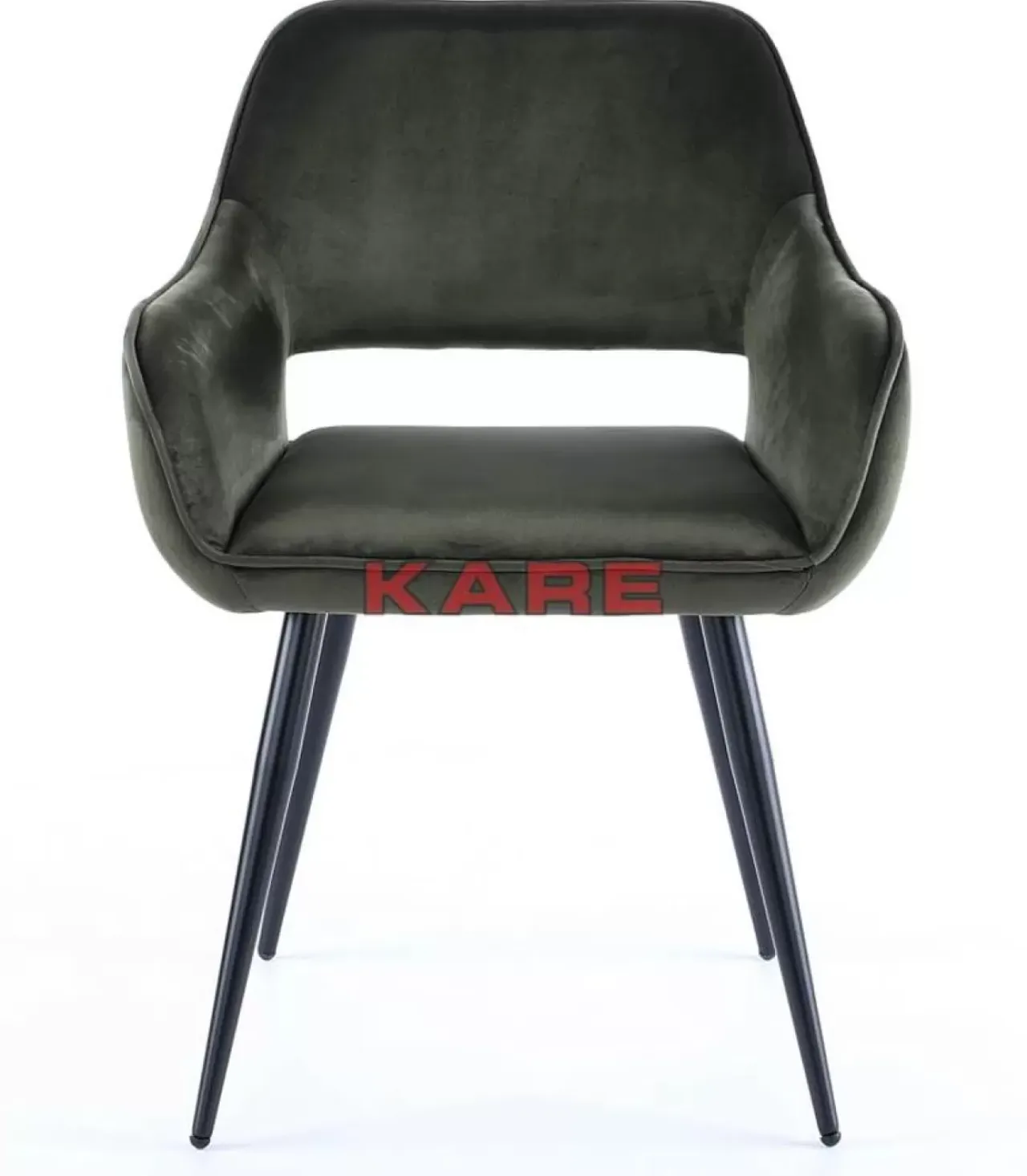 Stühle-KARE Design Armlehnstuhl San Francisco Dunkelgrun