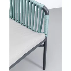 Outdoormöbel-KARE Design Armlehnstuhl Santanyi Petrol