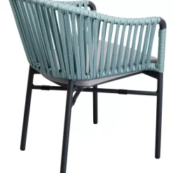 Outdoormöbel-KARE Design Armlehnstuhl Santanyi Petrol