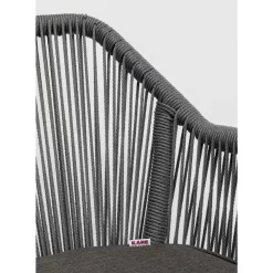 Outdoormöbel-KARE Design Armlehnstuhl Wave Grau