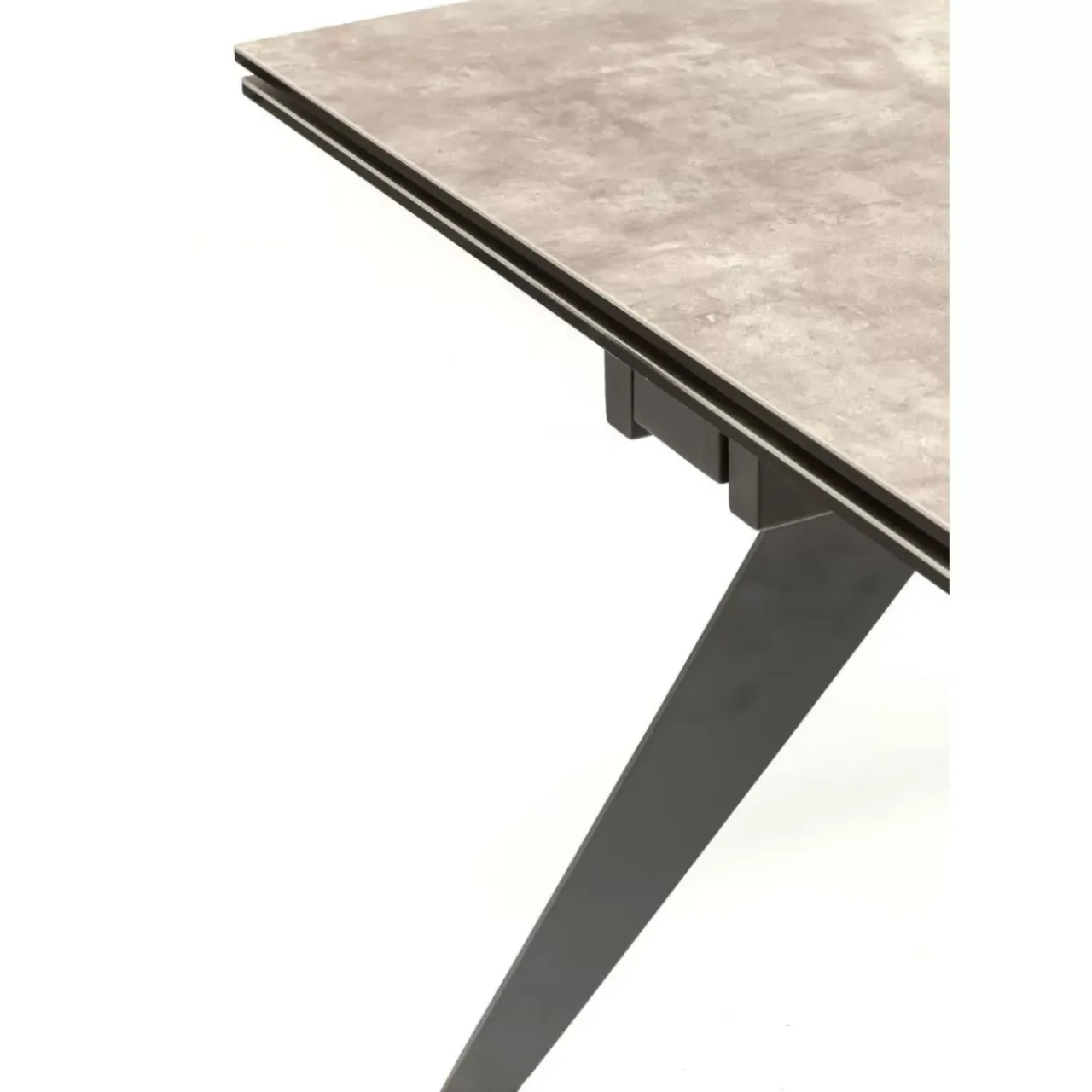 Tische-KARE Design Ausziehtisch Amsterdam Dunkel 160(40+40)X90Cm