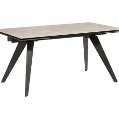 Tische-KARE Design Ausziehtisch Amsterdam Dunkel 160(40+40)X90Cm