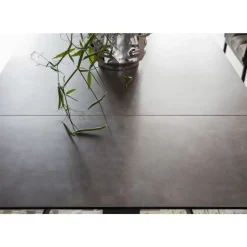 Tische-KARE Design Ausziehtisch Amsterdam Dunkel 160(40+40)X90Cm