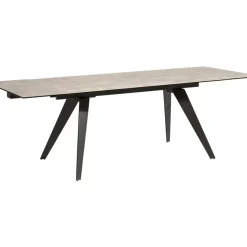 Tische-KARE Design Ausziehtisch Amsterdam Dunkel 160(40+40)X90Cm