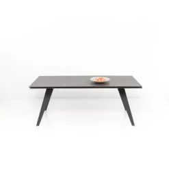 Tische-KARE Design Ausziehtisch Amsterdam Dunkel 200(45+45)X100Cm