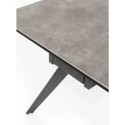 Tische-KARE Design Ausziehtisch Amsterdam Dunkel 200(45+45)X100Cm