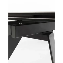 Tische-KARE Design Ausziehtisch Amsterdam Dunkel 200(45+45)X100Cm