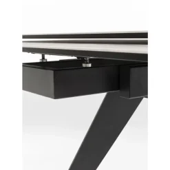 Tische-KARE Design Ausziehtisch Amsterdam Dunkel 200(45+45)X100Cm
