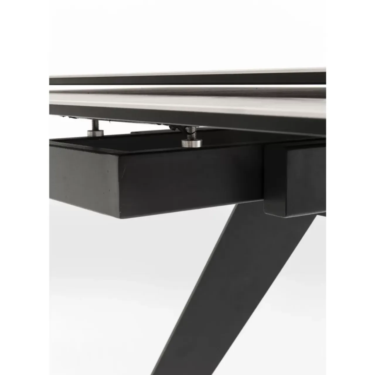 Tische-KARE Design Ausziehtisch Amsterdam Dunkel 200(45+45)X100Cm