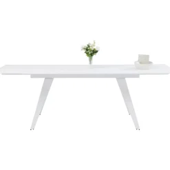 Tische-KARE Design Ausziehtisch Amsterdam Weiss 160(40+40)X90Cm