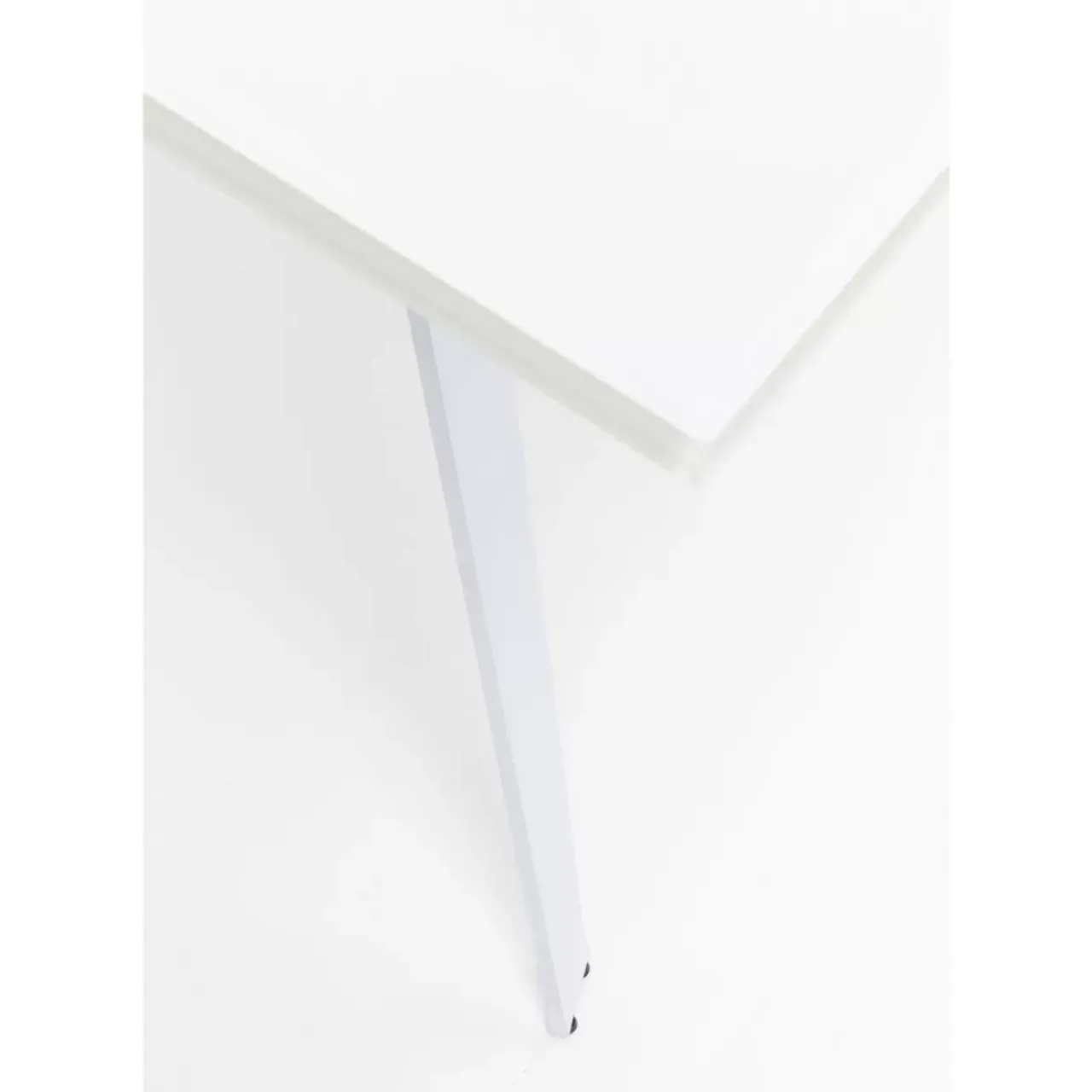 Tische-KARE Design Ausziehtisch Amsterdam Weiss 160(40+40)X90Cm