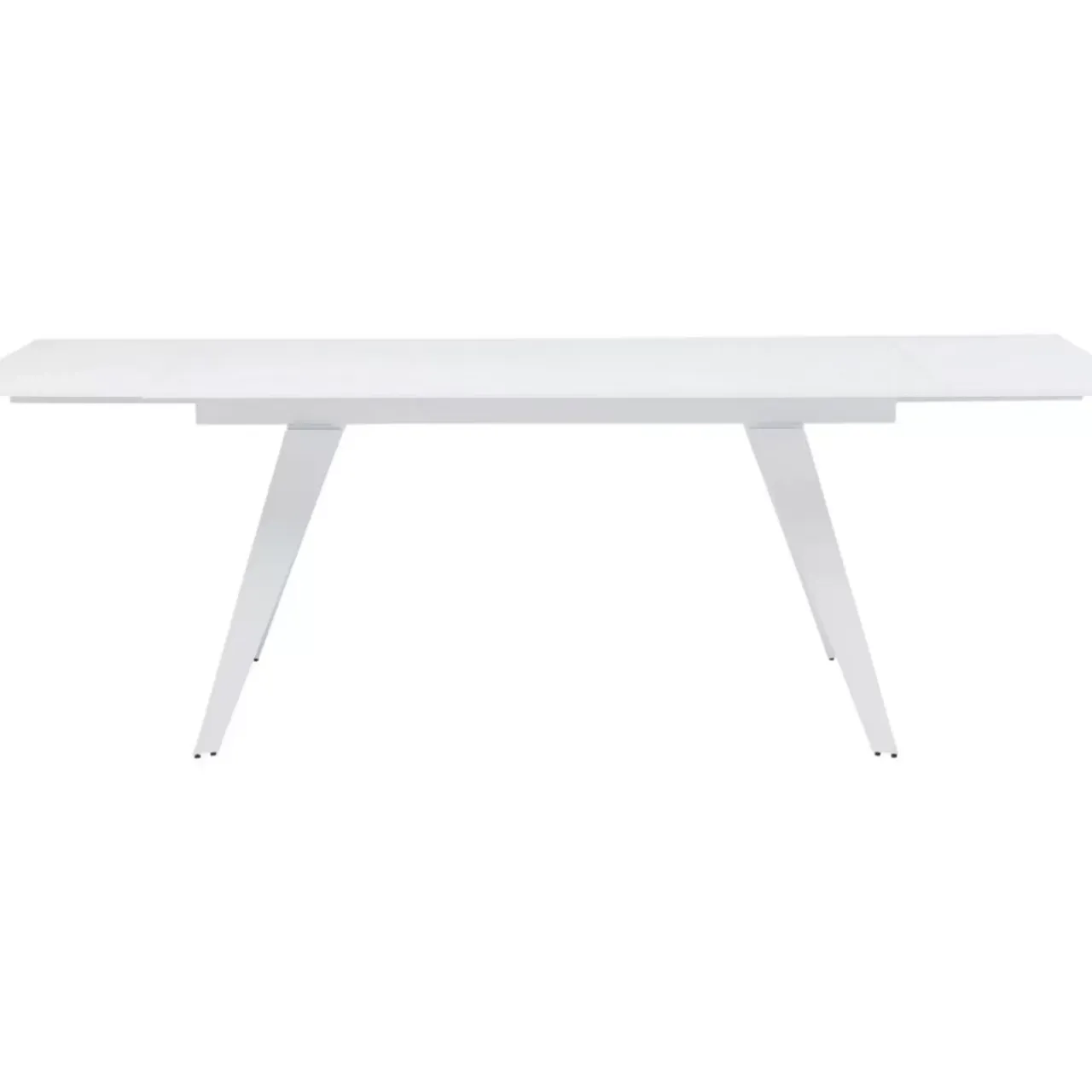 Tische-KARE Design Ausziehtisch Amsterdam Weiss 160(40+40)X90Cm