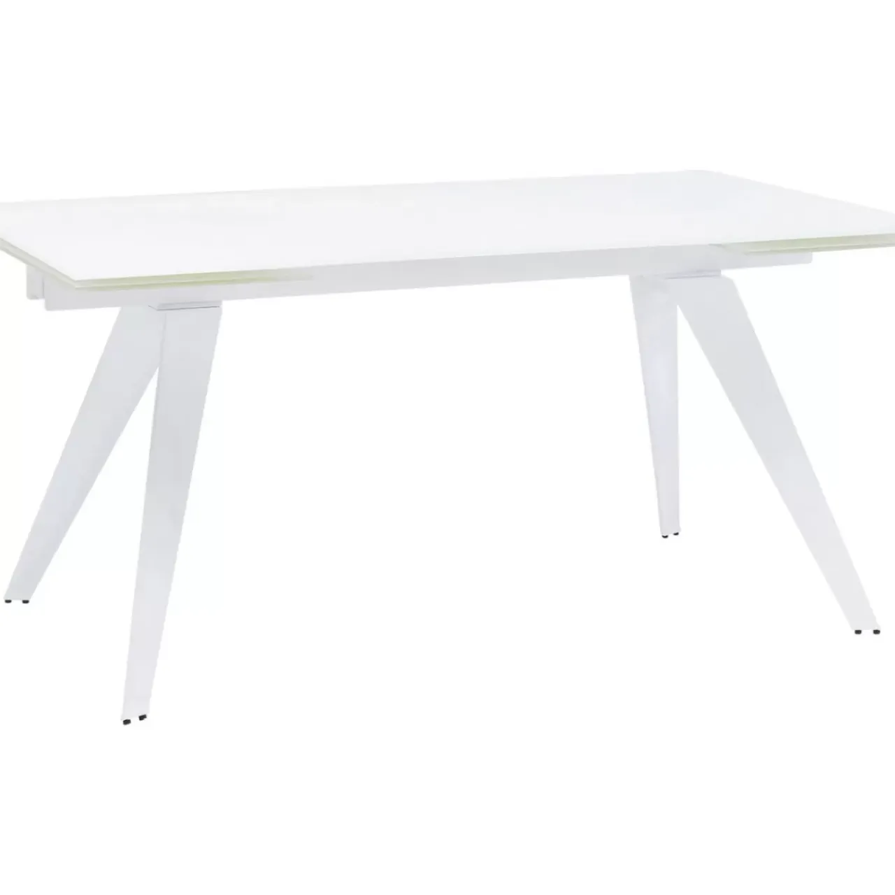Tische-KARE Design Ausziehtisch Amsterdam Weiss 160(40+40)X90Cm