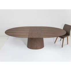 Tische-KARE Design Ausziehtisch Benvenuto Walnut 200(50)X110Cm