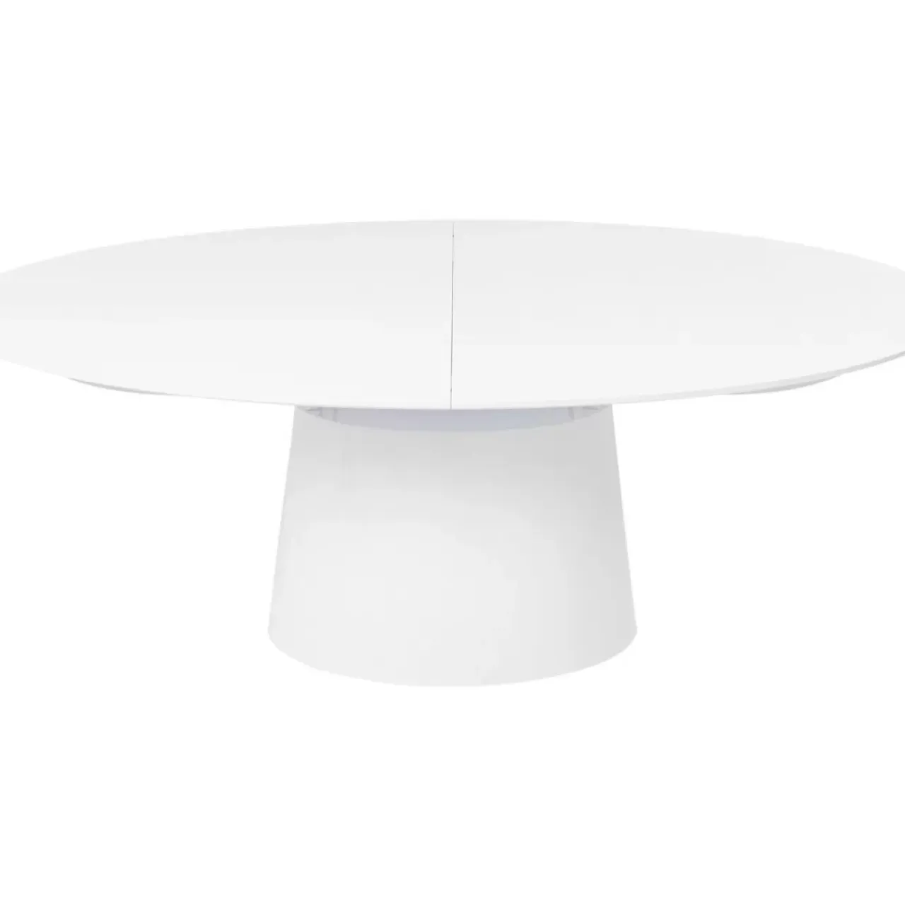 Tische-KARE Design Ausziehtisch Benvenuto Weiss 200(50)X110Cm