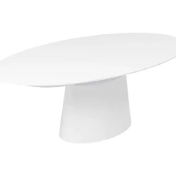 Tische-KARE Design Ausziehtisch Benvenuto Weiss 200(50)X110Cm