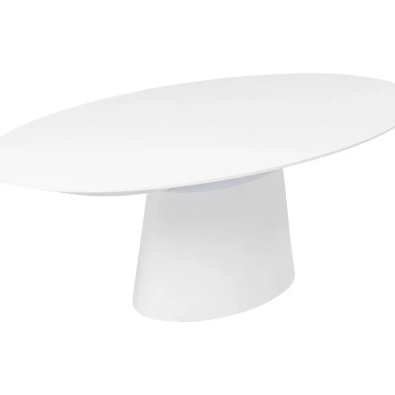 Tische-KARE Design Ausziehtisch Benvenuto Weiss 200(50)X110Cm
