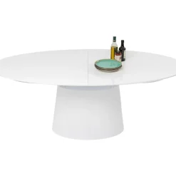 Tische-KARE Design Ausziehtisch Benvenuto Weiss 200(50)X110Cm