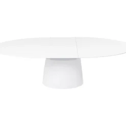 Tische-KARE Design Ausziehtisch Benvenuto Weiss 200(50)X110Cm