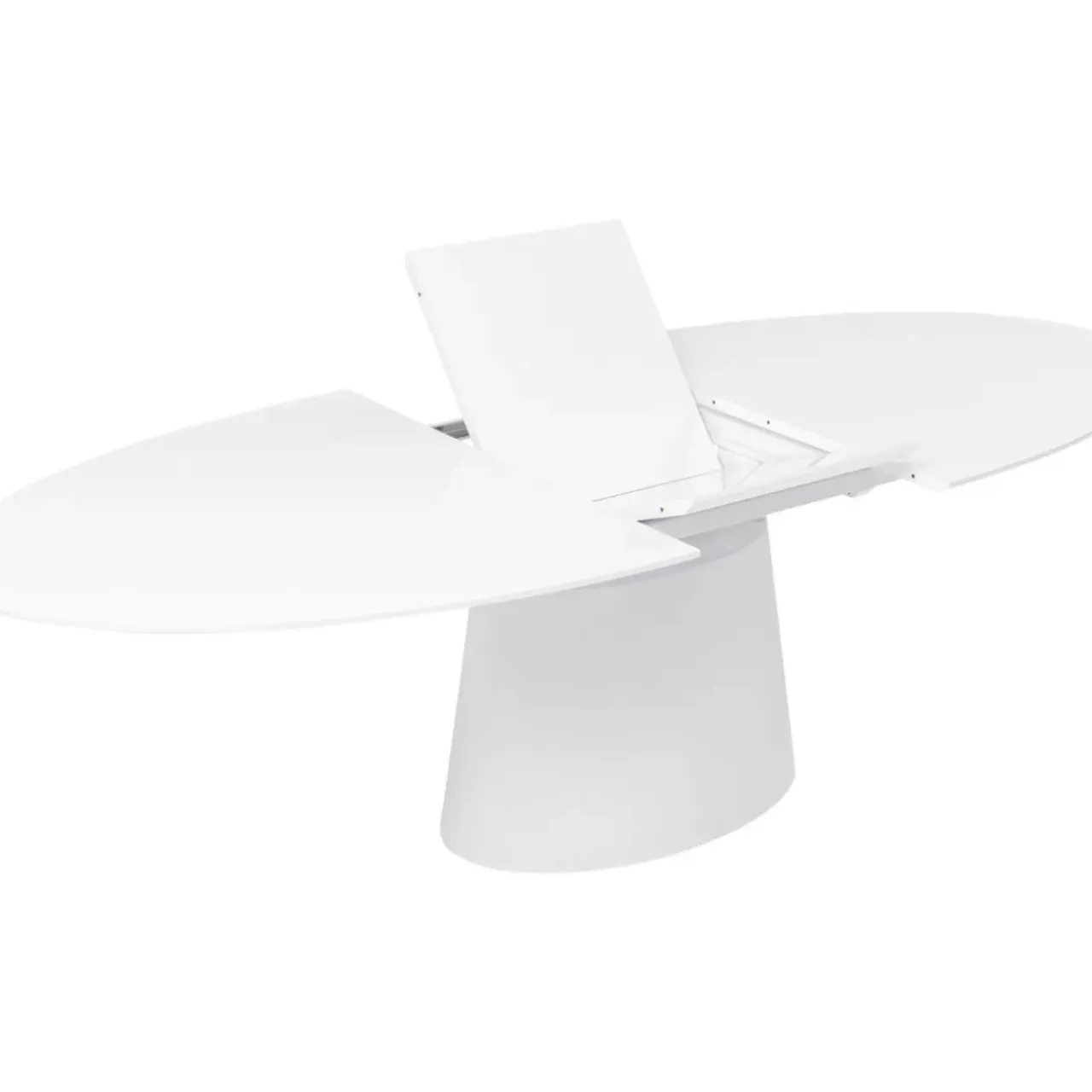 Tische-KARE Design Ausziehtisch Benvenuto Weiss 200(50)X110Cm