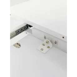 Tische-KARE Design Ausziehtisch Benvenuto Weiss 200(50)X110Cm